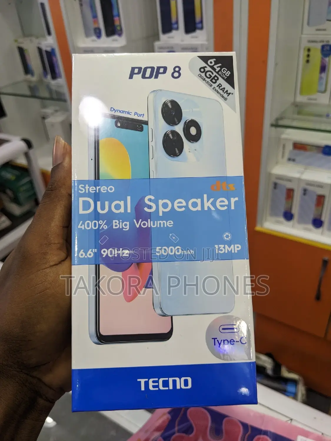 New Tecno Pop 8 64 GB Black