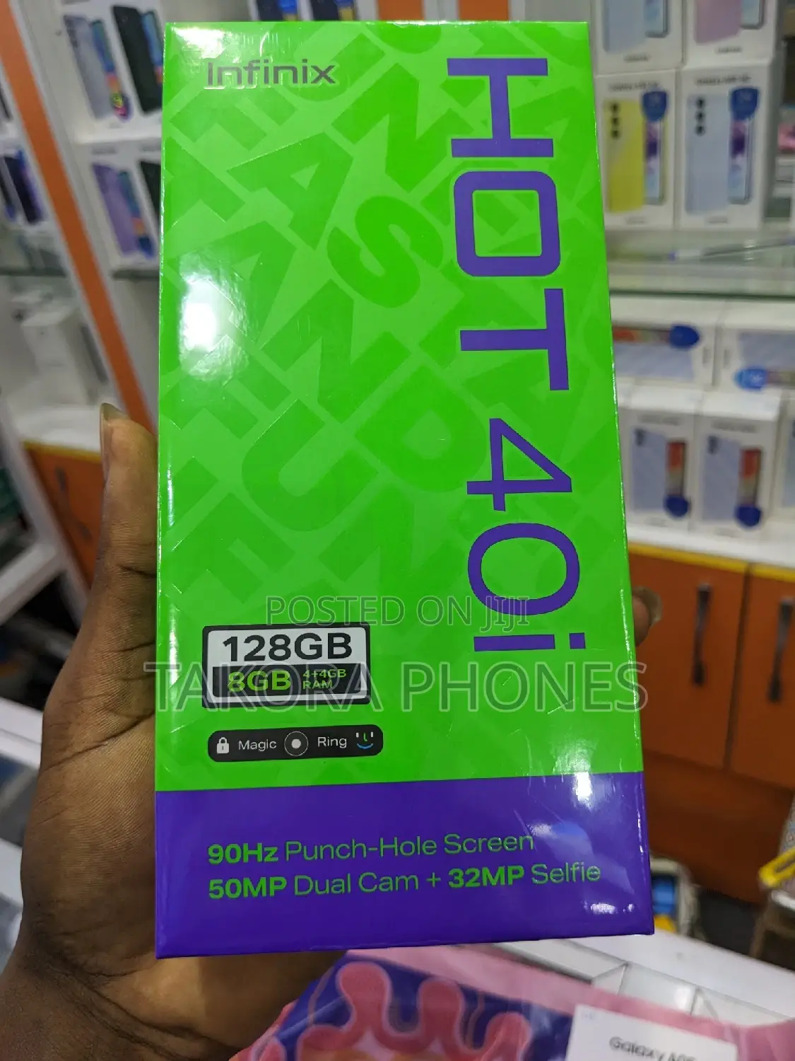 New Infinix Hot 40i 128 GB Black