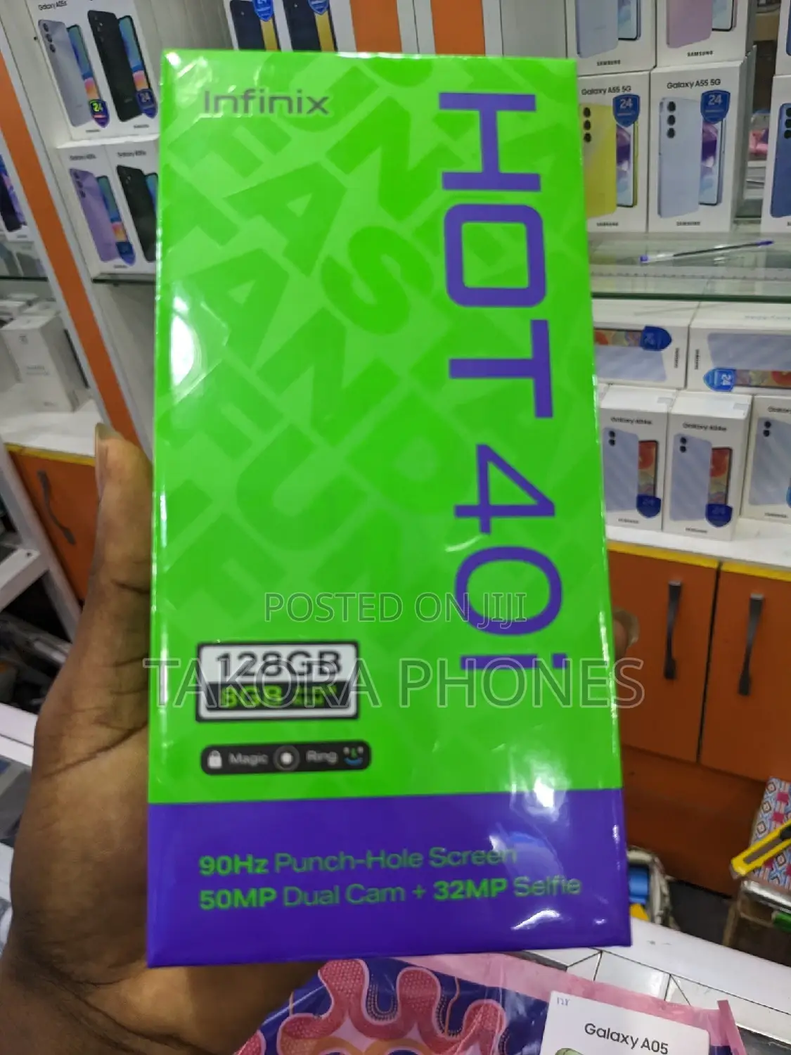 New Infinix Hot 40i 128 GB Black