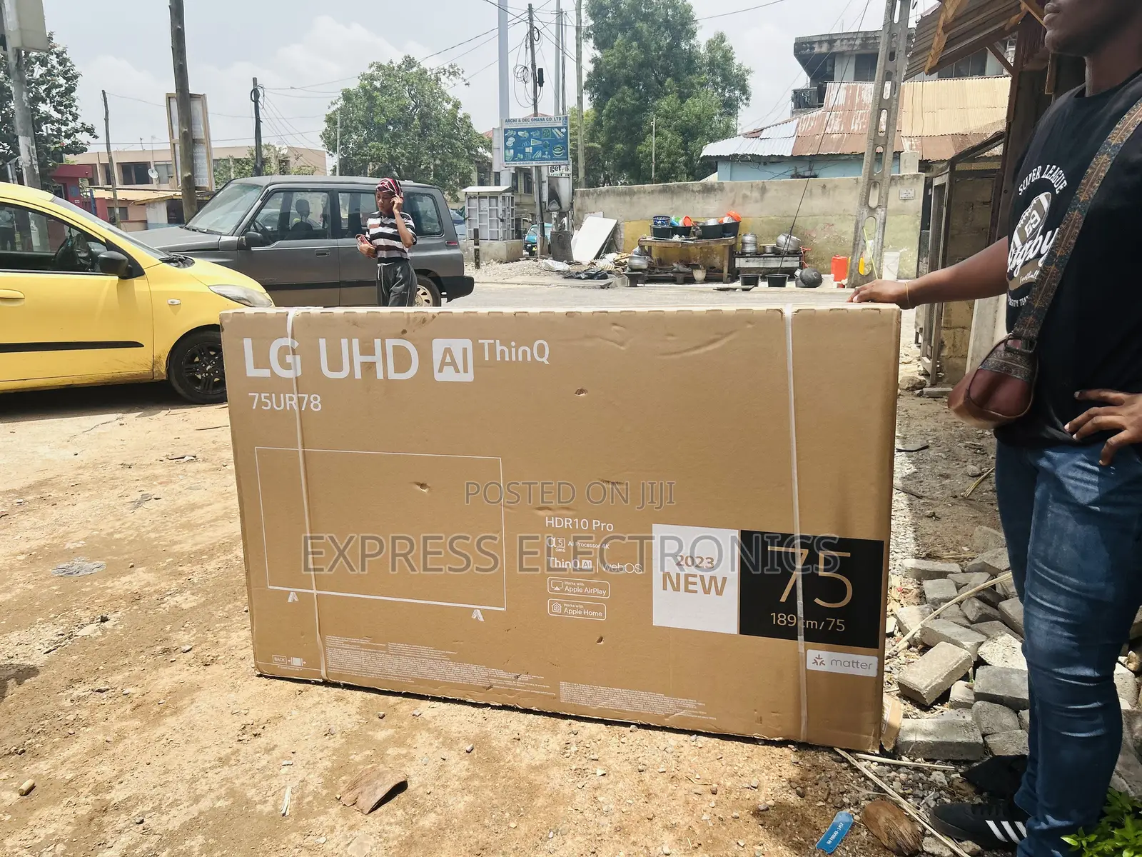 Call and Purchase the LG Tv UHD Smart 75”UR78
