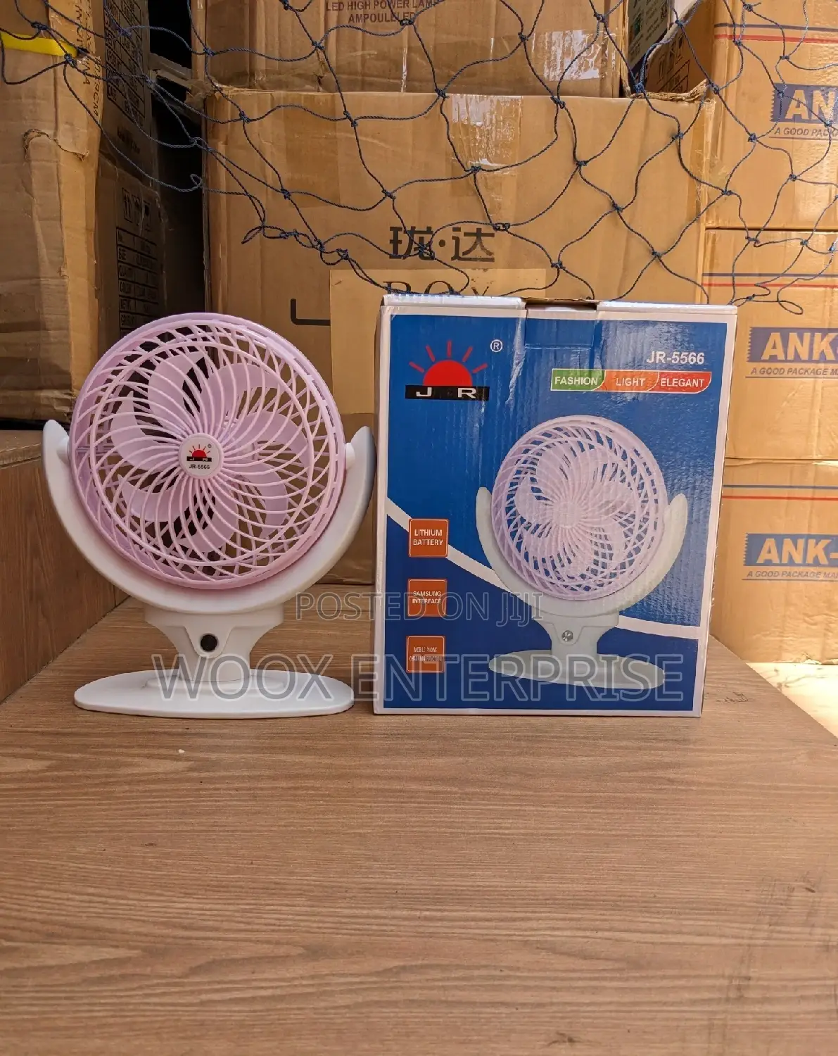 Portable Mini Fan/Led Light
