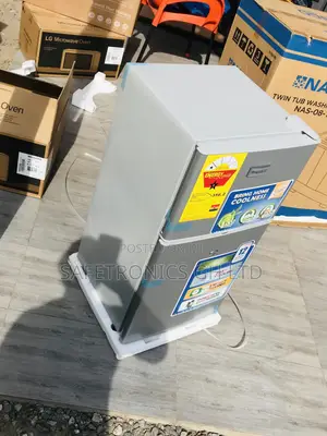 80 Liters Gray Doubledoor Nasco Topfreezer Nasf2-120 Fridge