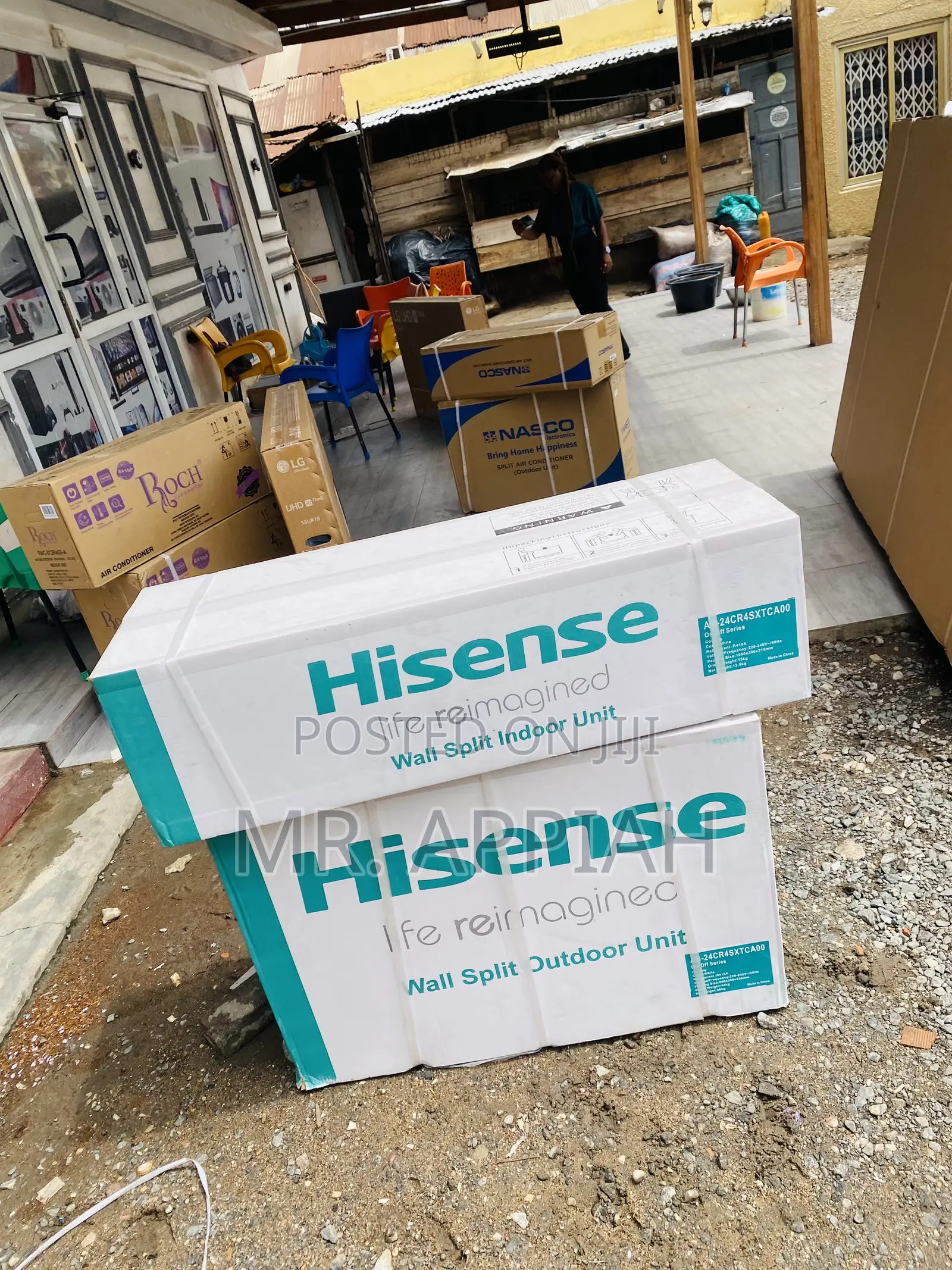 Quality Yet Affordable Hisence1.5hp Splittype Ac(White)R410