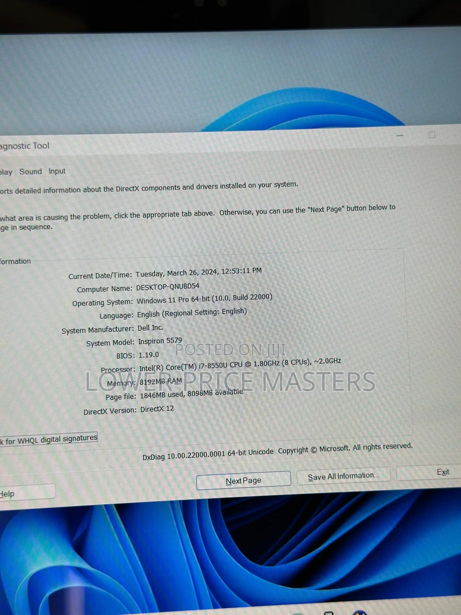 New Laptop Dell Latitude 5591 8GB Intel Core I7 SSD 256GB