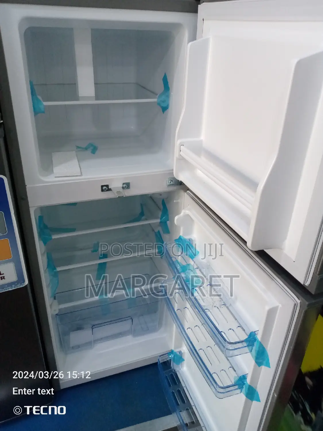 Pearl 108 Littres Double Door Fridge