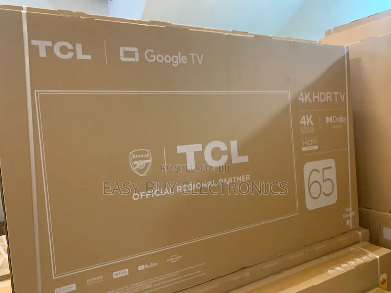 Frameless 65inches Google TV Ultra HDR