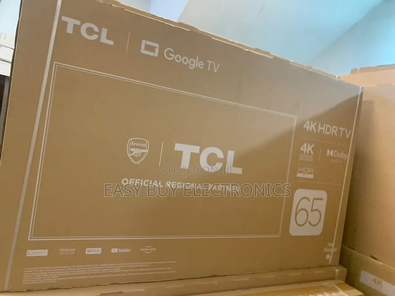 Frameless 65inches Google TV Ultra HDR