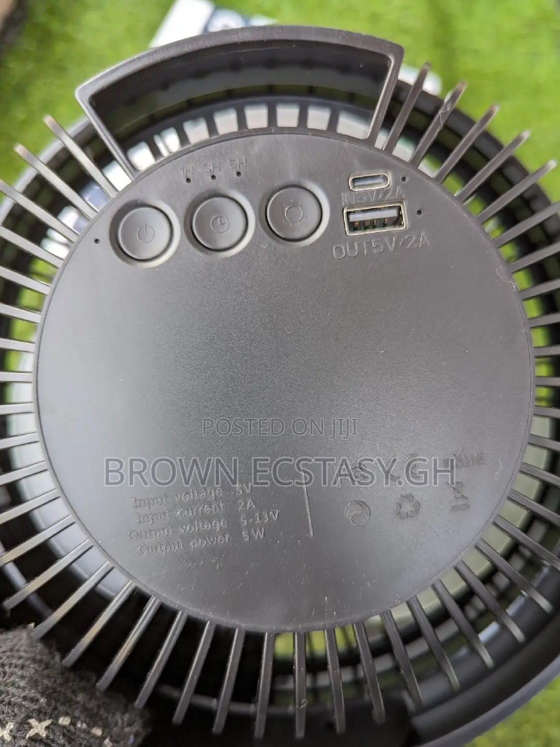 Original T 9 Rechargeable Fan (F-02)