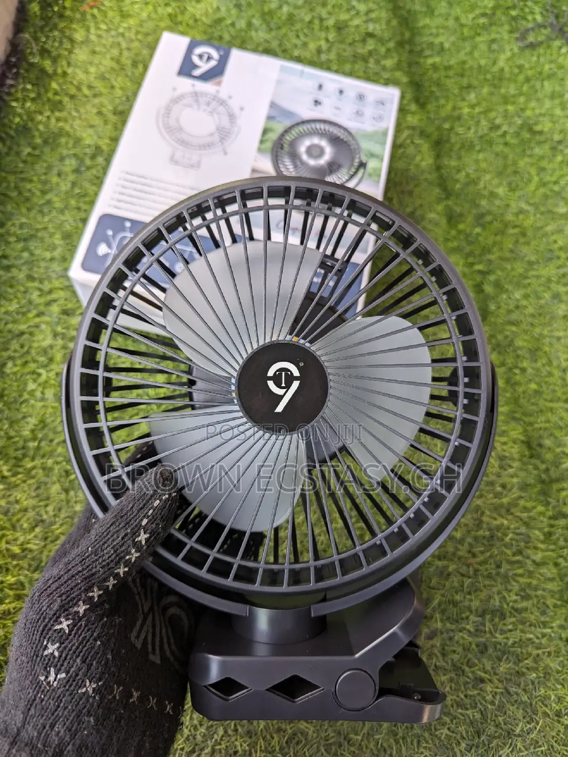Original T 9 Rechargeable Fan (F-02)