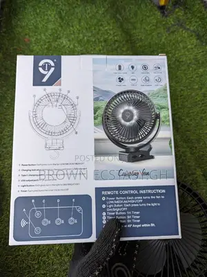 Original T 9 Rechargeable Fan (F-02)