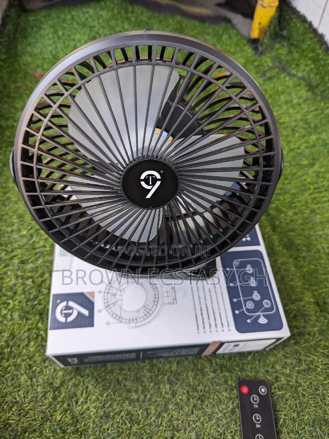 Original T 9 Rechargeable Fan (F-02)