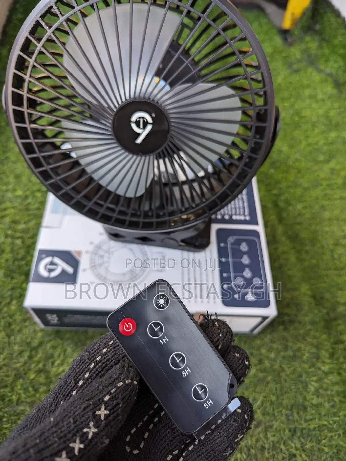 Original T 9 Rechargeable Fan (F-02)