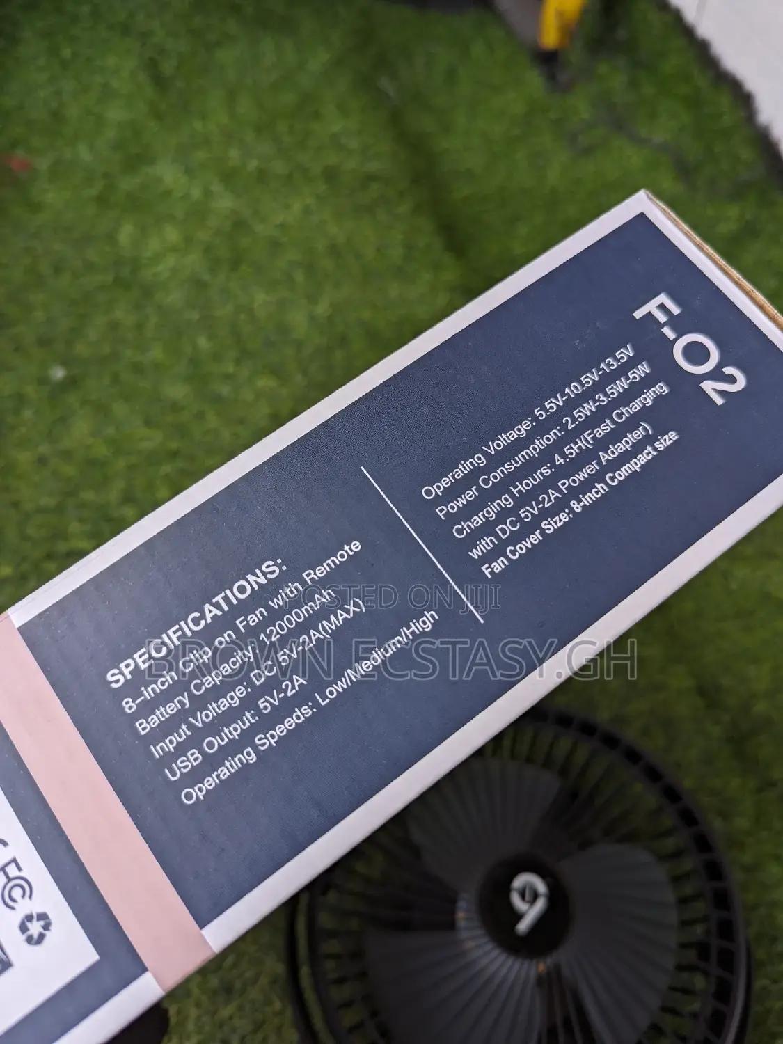 Original T 9 Rechargeable Fan (F-02)