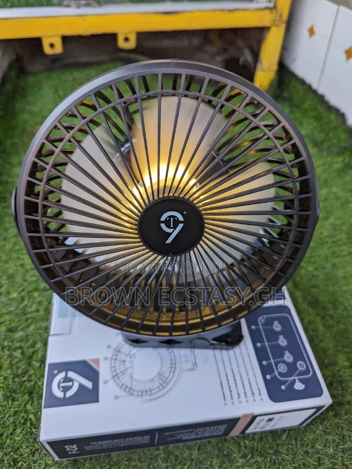 Original T 9 Rechargeable Fan (F-02)