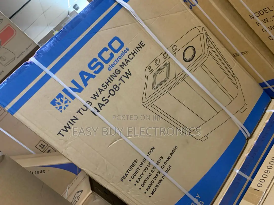 8kg Nasco Twin Tub Washing Machine