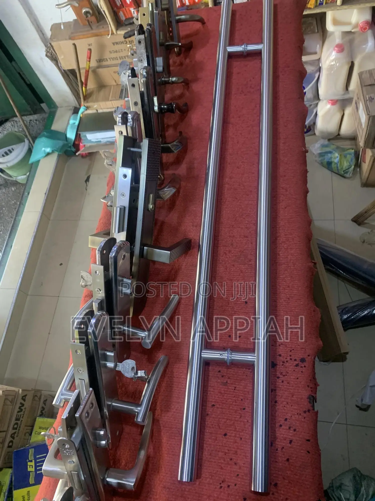 4ft Round Stainless Steel Pull Handle