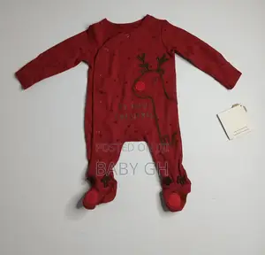George Red Christmas Sleepsuit