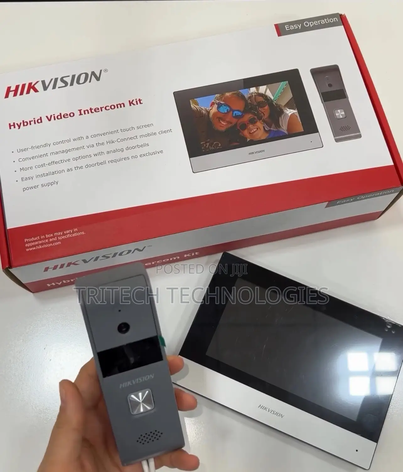 Hikvision Ds-Kis303-P Hybrid Smart Video Intercom Kit(Wi-Fi)