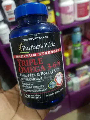 Puritan Pride Maximum Strength Triple Omega 3,6,9 Fish