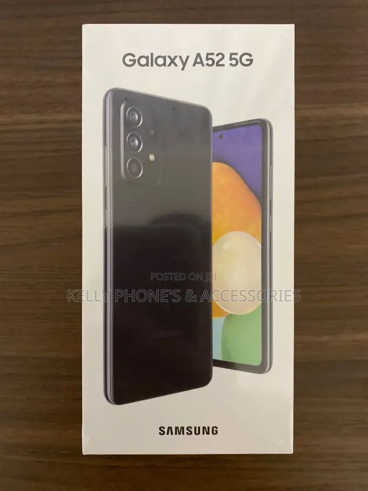 New Samsung Galaxy A52 5G 256 GB Black