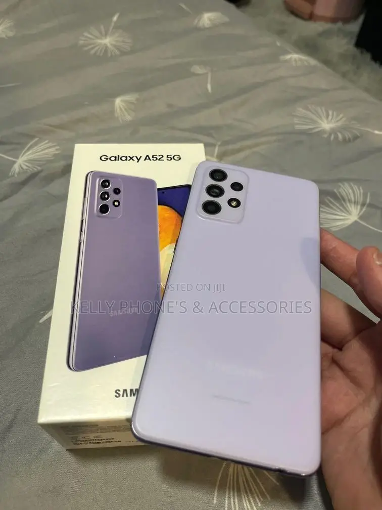 New Samsung Galaxy A52 128 GB Purple