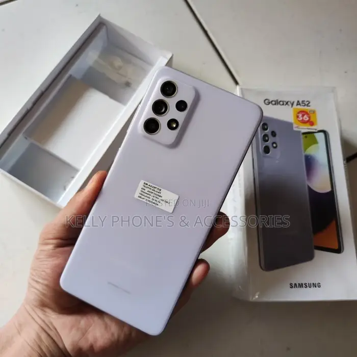 New Samsung Galaxy A52 128 GB Purple