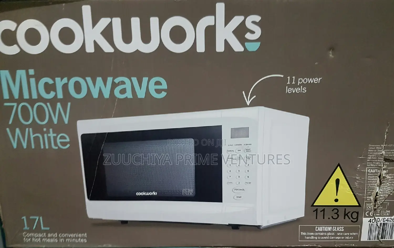 17.L Digital Cookworks 700w Microwave From Uk