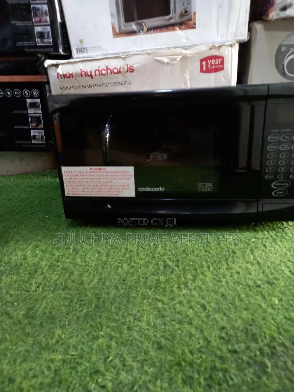 17.L Digital Cookworks 700w Microwave From Uk