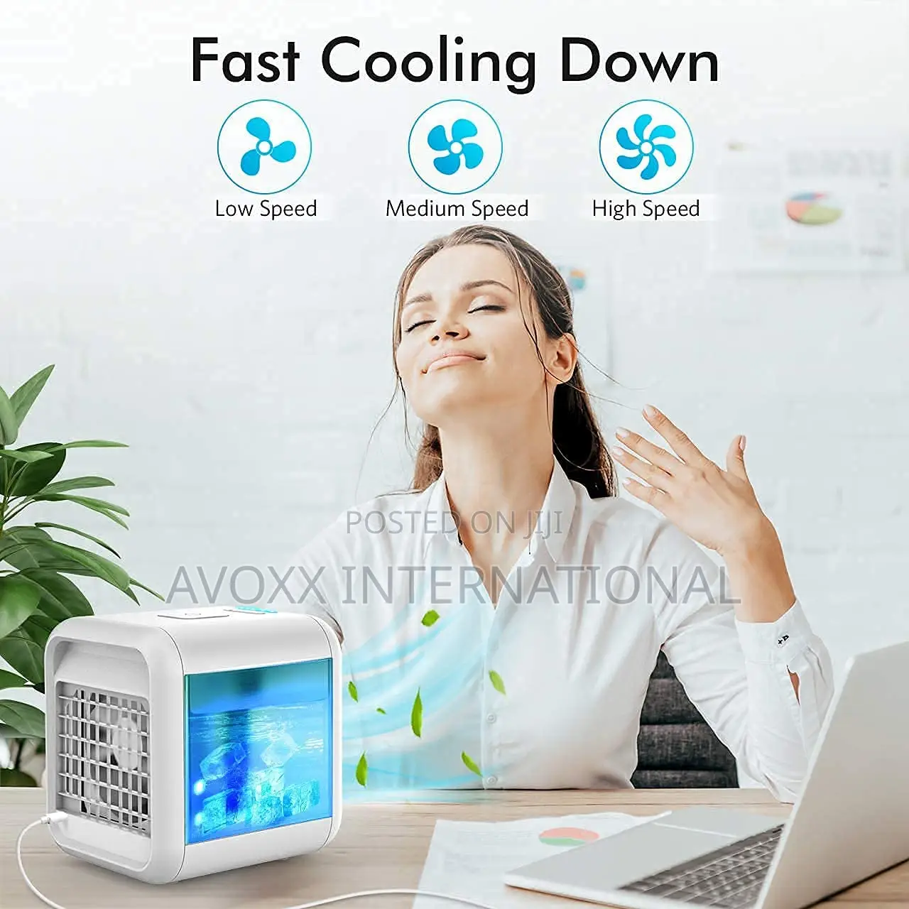 Trustech Air Conditioner Fan,Personal Air Cooler With Icebox