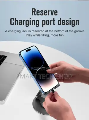 360 Rotating Phone Tablet Stand Desktop Foldable Adjustable