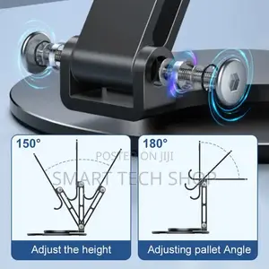360 Rotating Phone Tablet Stand Desktop Foldable Adjustable