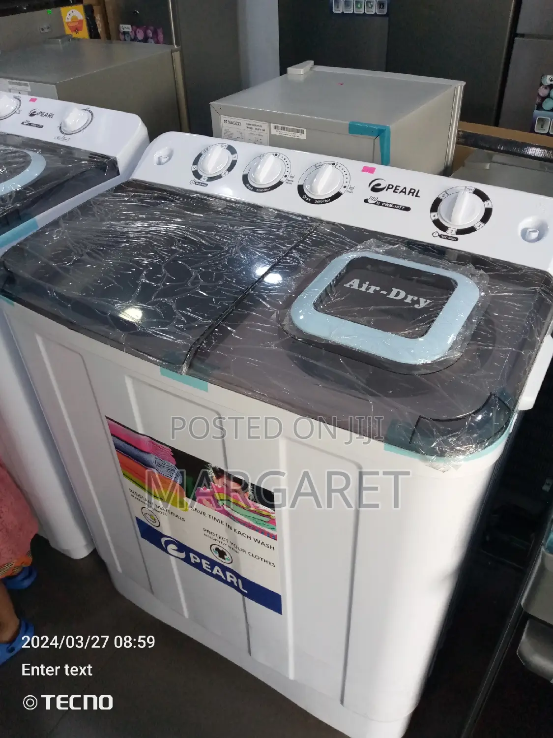 Pearl 12 Kg Semi Automatic Washing Machine