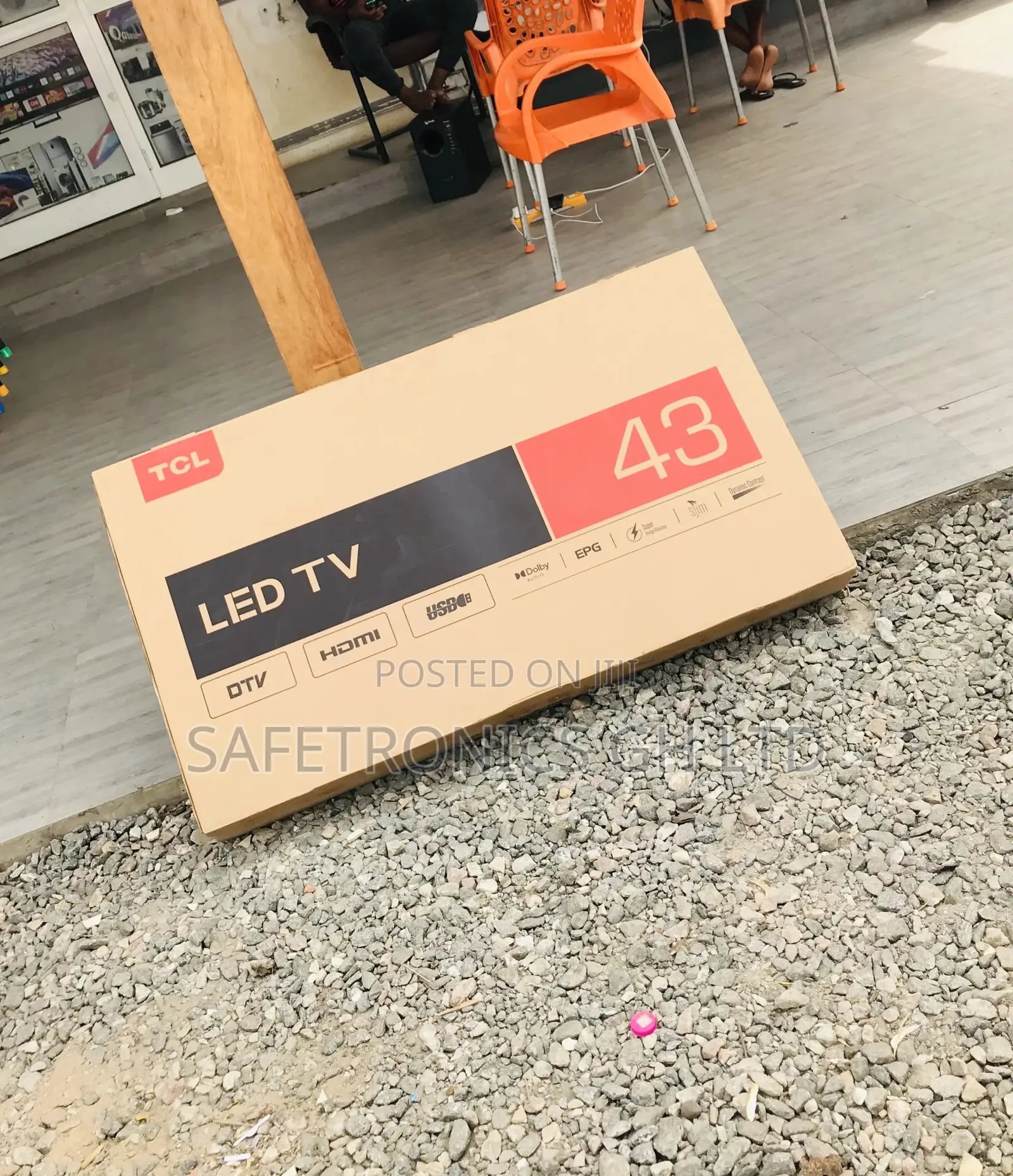 D3200 TCL 43 Inches Glossy Led Black Electric Full HD Tv