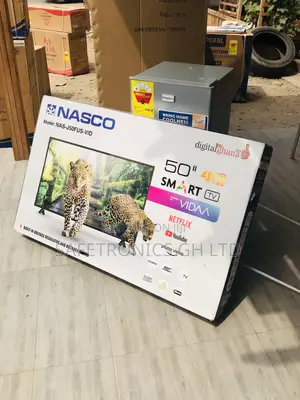 Smart Black Electric 50 Inches Glossy Led Nasco Tv
