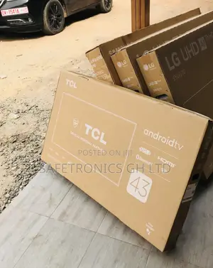 Led Smart Black Glossy Electric TCL 43 Inches Tv