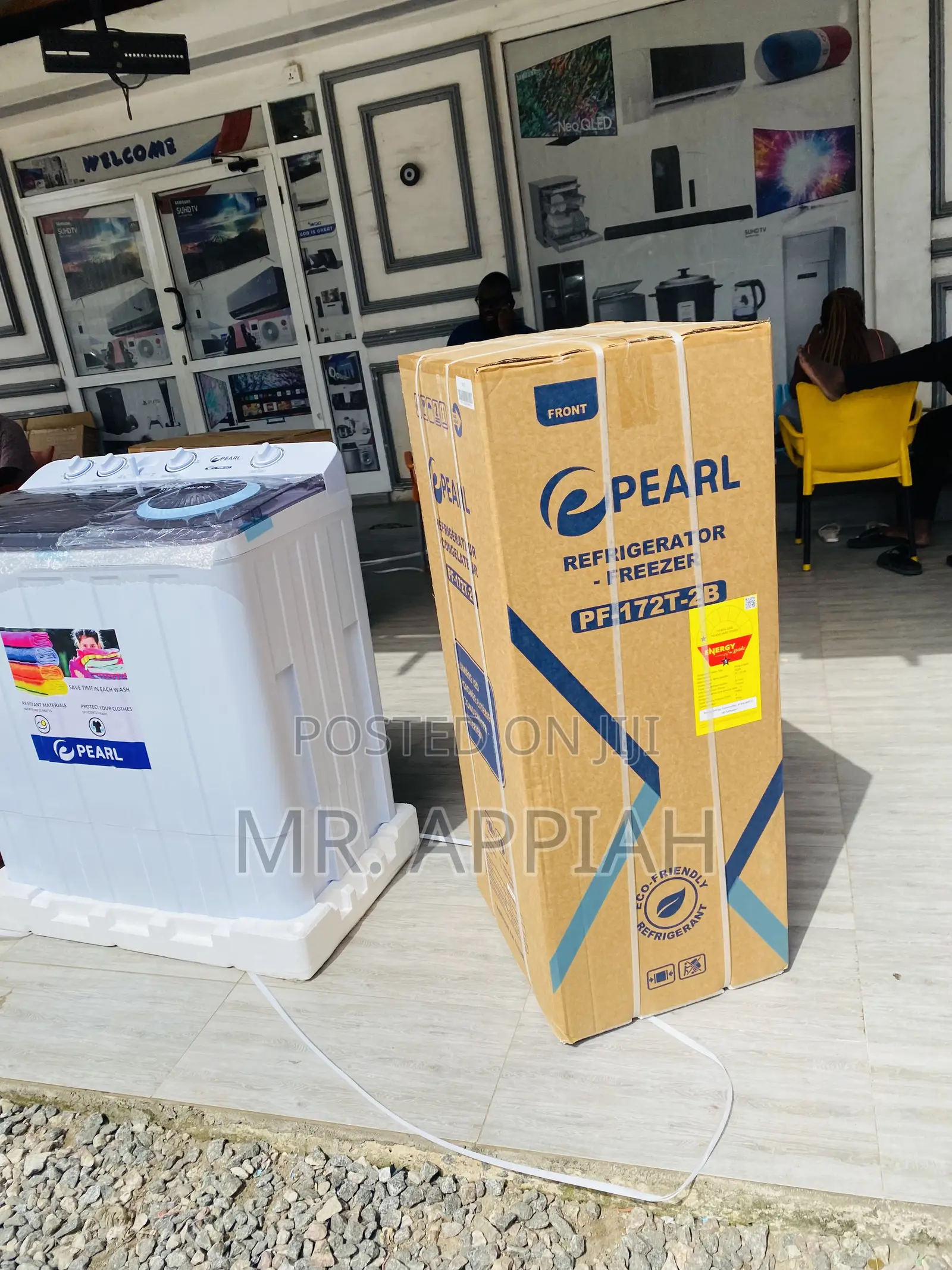 Pearl Double Door Electric Refrigerator Pf-172-2b.