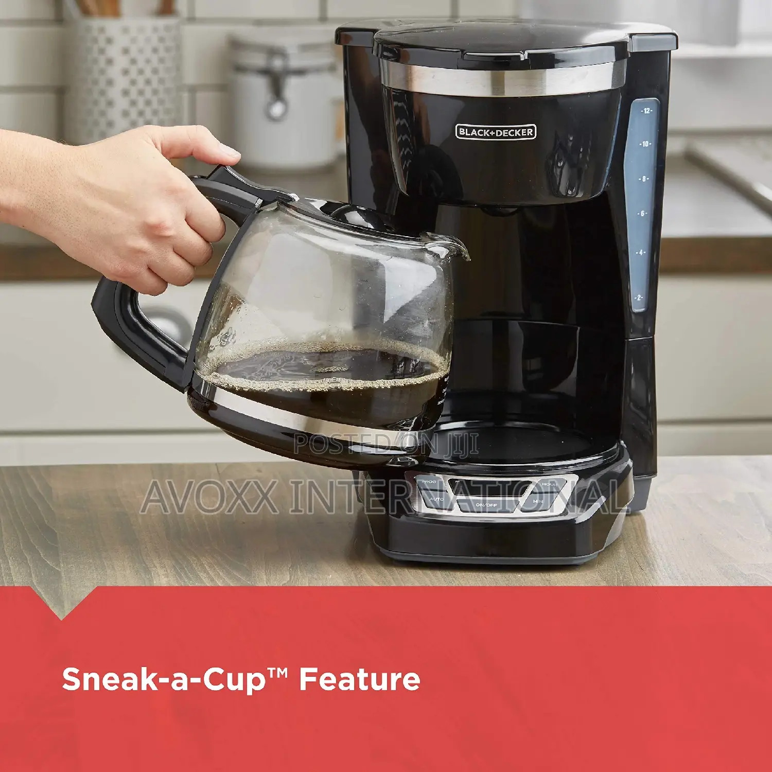 BLACK+DECKER 12-Cup Digital Coffee Maker, CM1160B-1,
