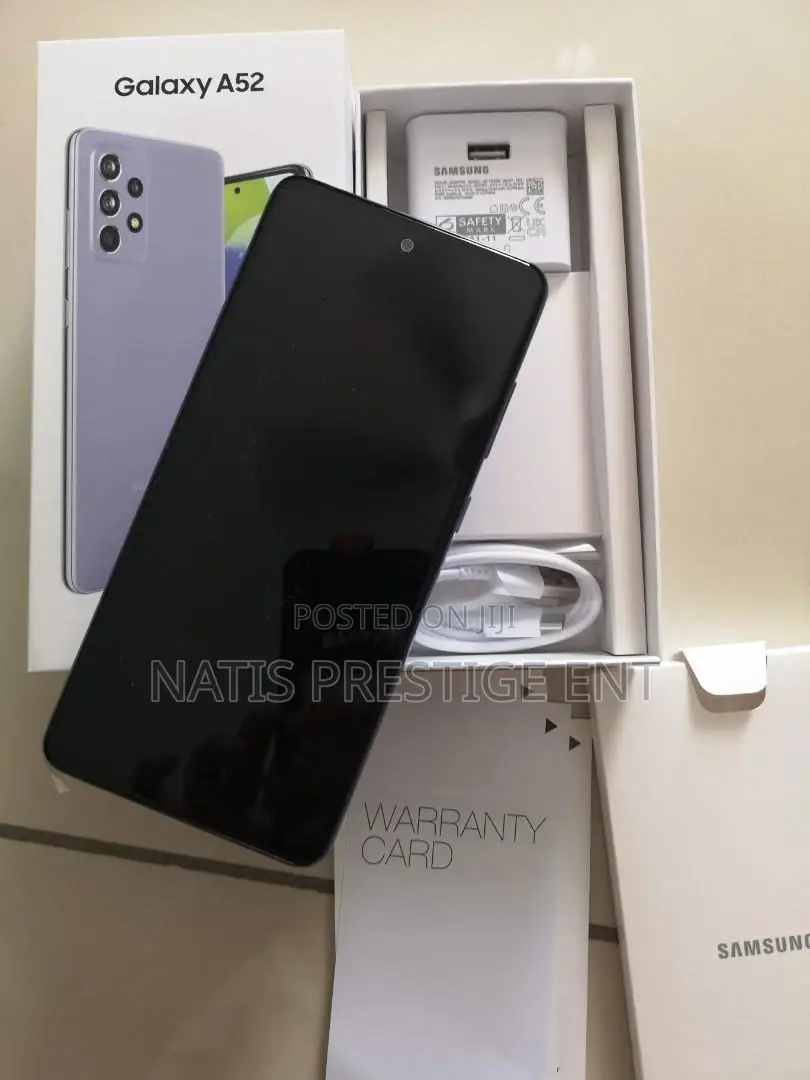 New Samsung Galaxy A52 5G 256 GB Black