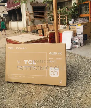 P735 Glossy Black Qled Electric Smart TCL 55 Inches Tv