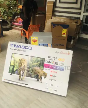 Led Glossy 50 Inches Smart Nasco Electric Black Tv
