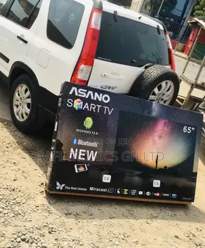 Smart Black Led Glossy Asano 65 Inches UHD Electric Tv