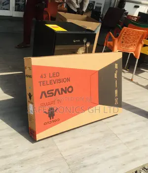 Electric 43 Inches Glossy Black Smart Asano UHD Tv