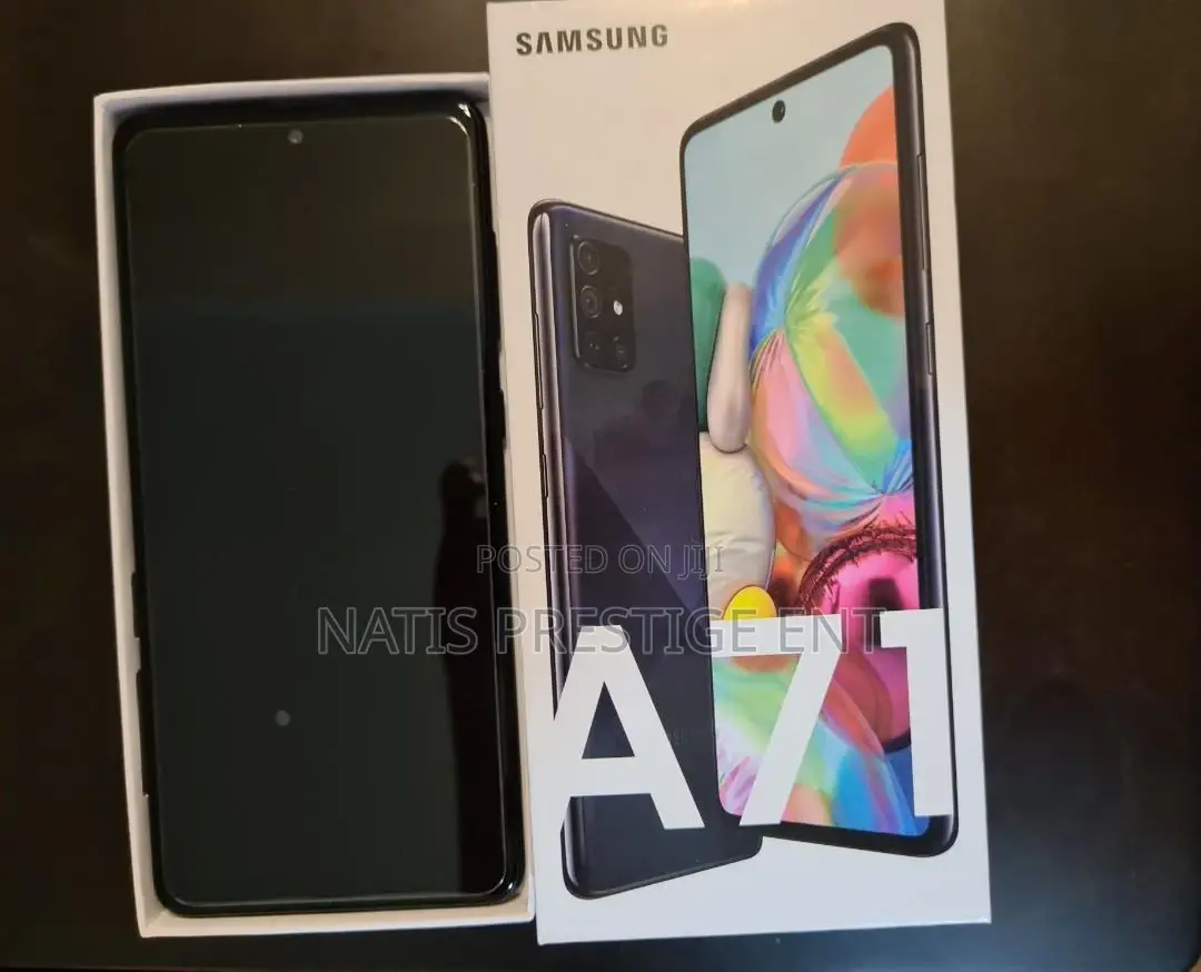 New Samsung Galaxy A71 5G UW 128 GB Black