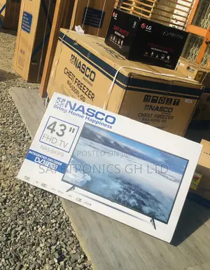 Nasco Digital Black Electric 43 Inches Glossy Led Tv