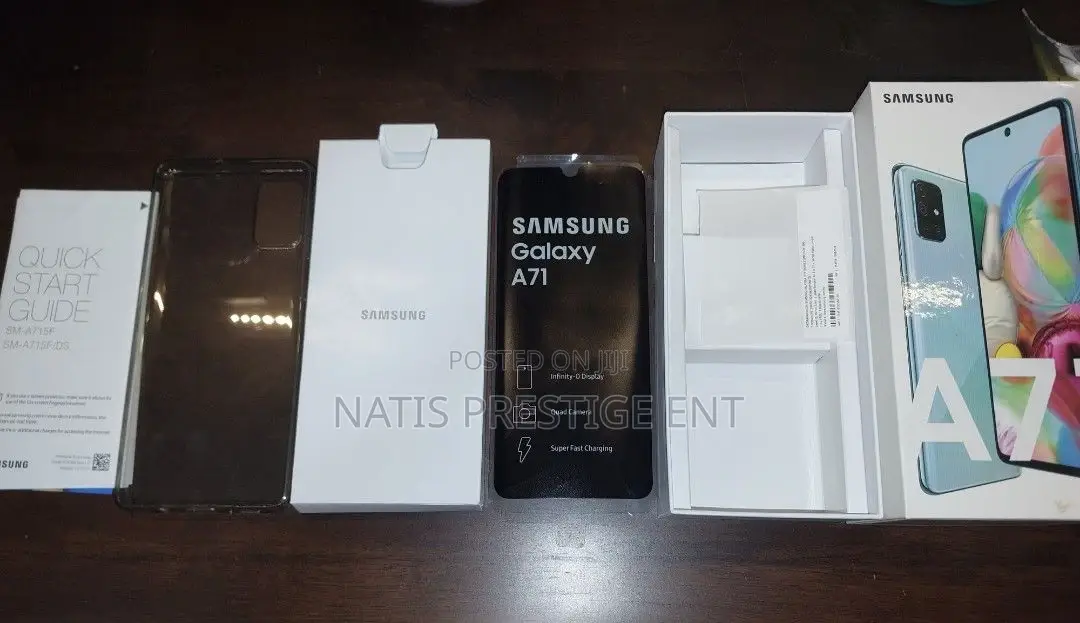 New Samsung Galaxy A71 5G 128 GB Black