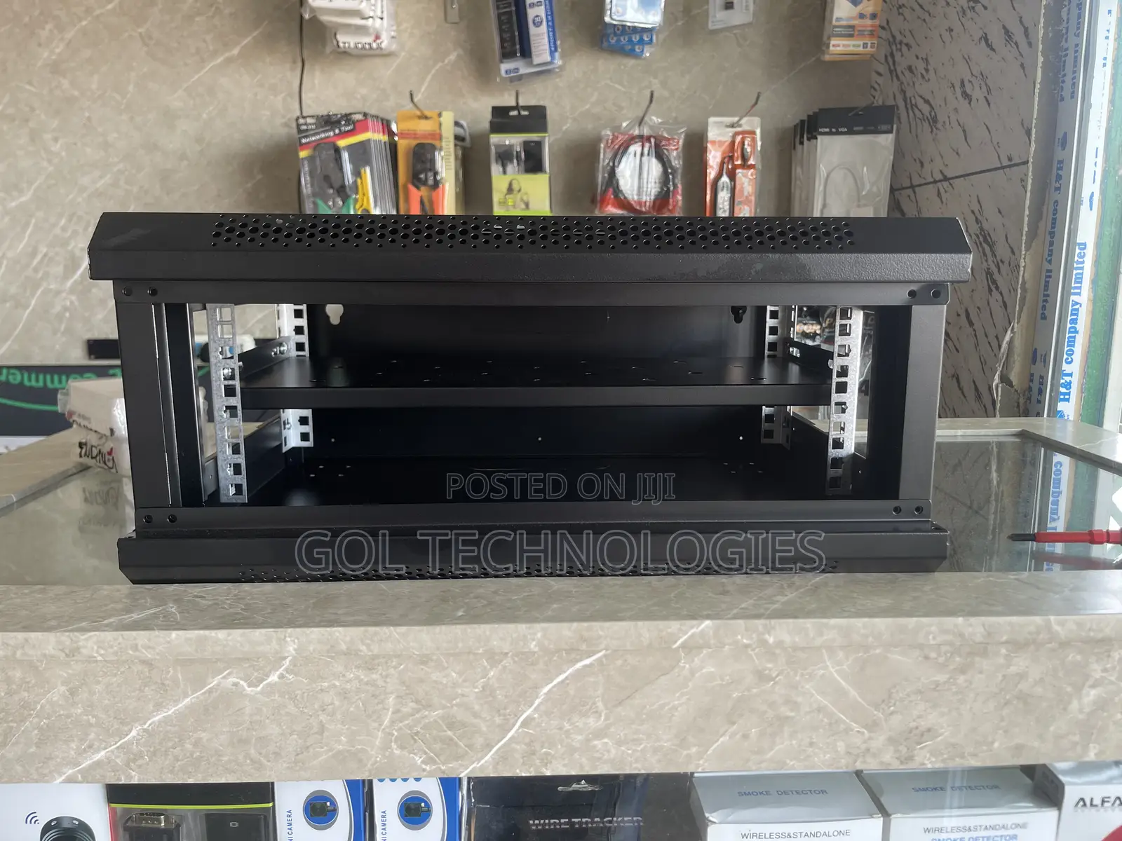 4u Network Rack or Cabinet 530x240x450 Side Open With Tray Ak Power