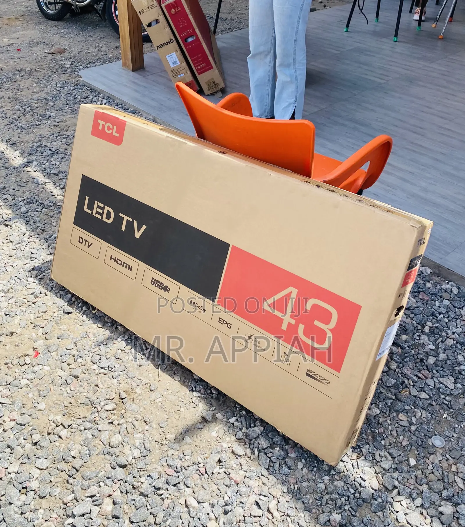 Newly in Stock TCL 43d3200 43 Inch Full HD Electric Tv.