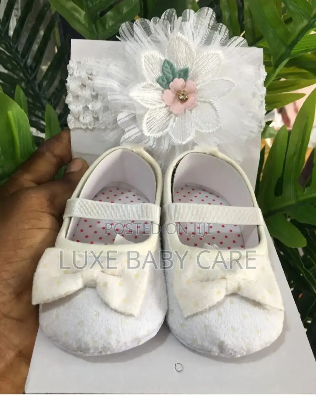 Baby Girl Shoes With Hair Band