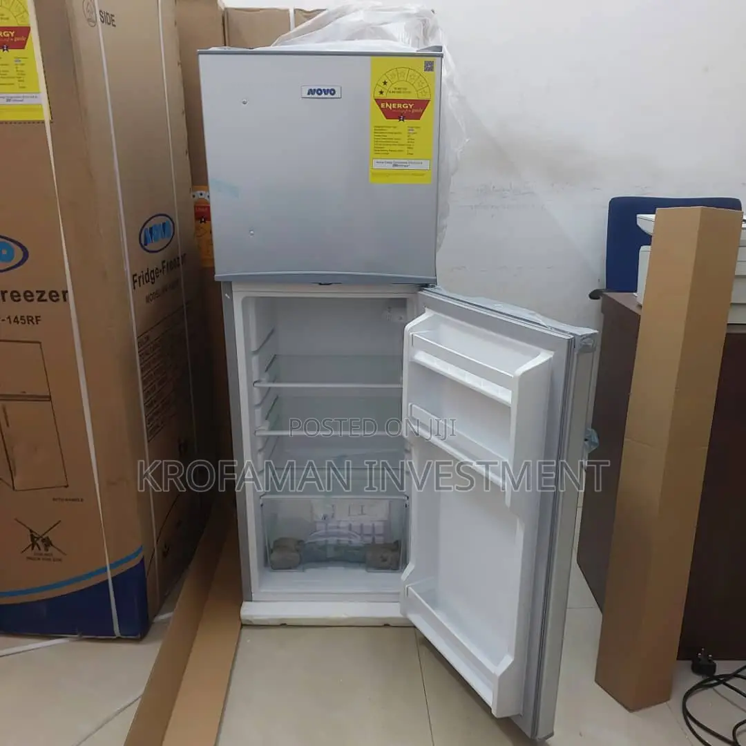 Novo Nv-135rf Double Door Top Freezer Fridge