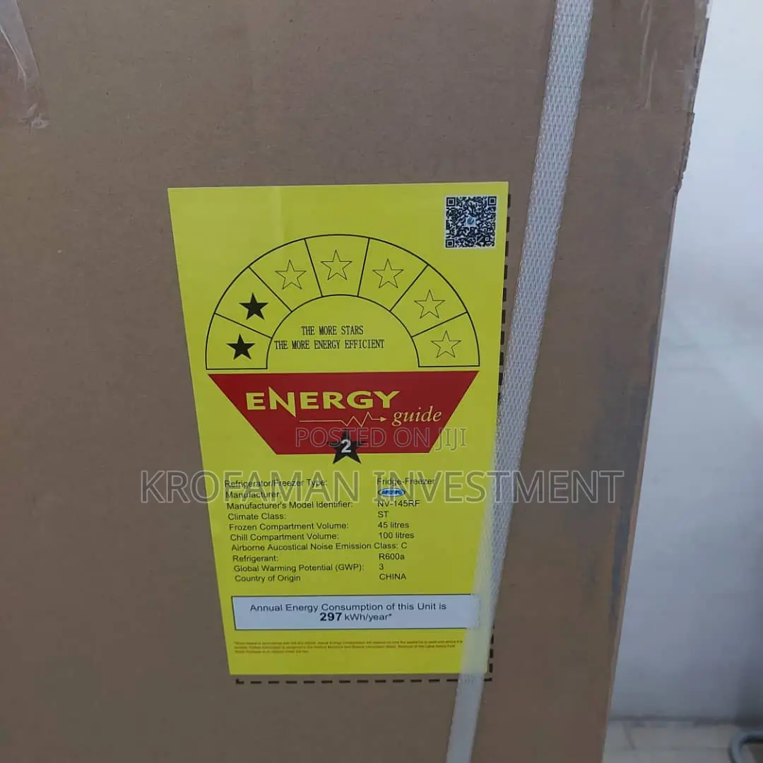 Novo Nv-145rf Double Door Top Freezer Fridge